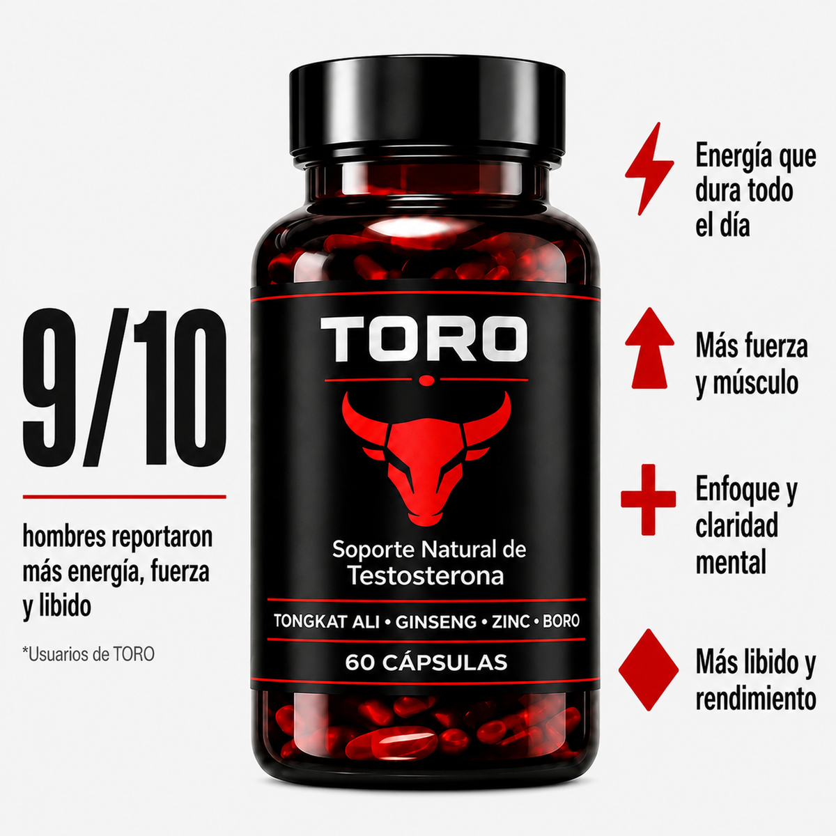 TORO® Recuperá la energía la fuerza y el deseo.